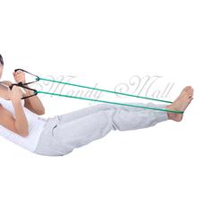 Resistance Exercise Band Tubes Stretch Yoga Fitness Workout Pilates Green