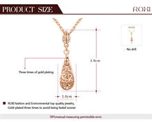 Roxi Fashion Women s Jewelry High Quality Hand Made Rose Gold Plated Fretwork Pendant Necklace 