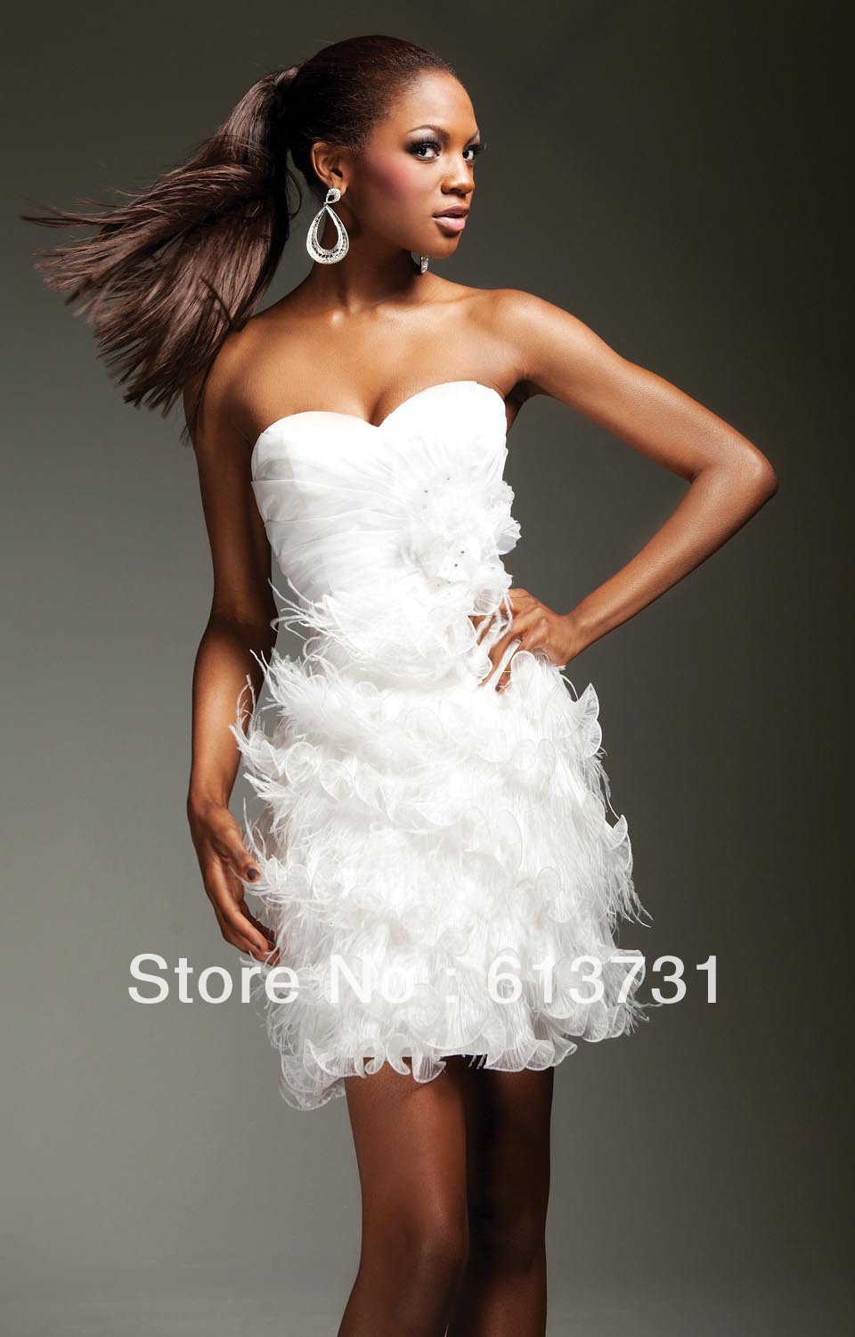 All White Short Dresses - Cocktail Dresses 2016