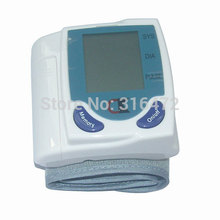 Wholesale health monitors household electronic sphygmomanometer Wrist LCD intelligent automatic blood pressure monitor