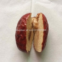 500g Green food Chinese red Jujube Premium red date Dried fruit Free shipping