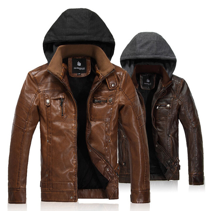 Мода Jaqueta Couro Masculino зимние кожаные куртки мужчины бомбардировщик б