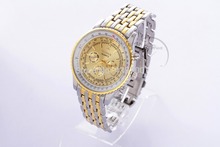 2014 new watch Wholesale 18k gold plated quartz wrist watch men luxury brand Rosra jewelry high quality