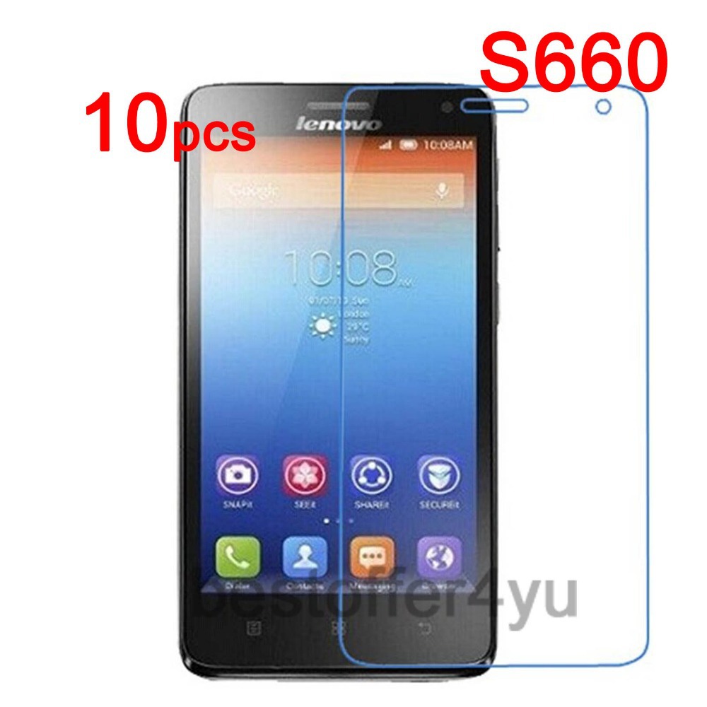 10pcs lot New Anti scratch CLEAR LCD Lenovo S660 Screen Protector Guard Cover For Lenovo S660