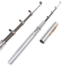 ACOSUN Outdoor Mini Aluminum Alloy Pocket Pen Fishing Rod Pole Reel