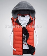 new 2014 autumn/winter hooded vest Man down feather cotton Male spring ... new 2014 autumn/winter hooded vest Man down feather cotton Male spring ...