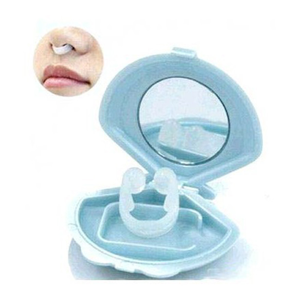 2PCS Magnets Silicone Snore Free Nose Clip Silicone Anti Snoring Aid Snore Stopper Nose Clip Device