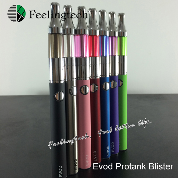 EVOD E cigarette blister kit mini protank clearomizer evod 650 900 1100mAh battery evod e cig