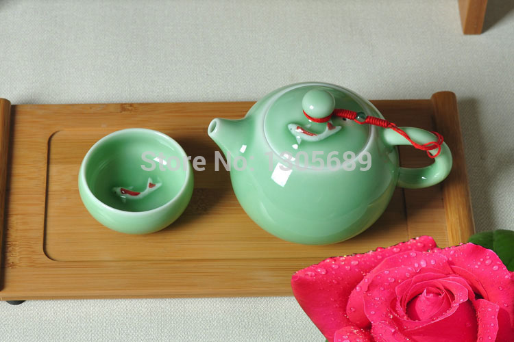 Worthwhile collection High quality pottery boutique porcelain tea set tea pot tea cup chinese gift free