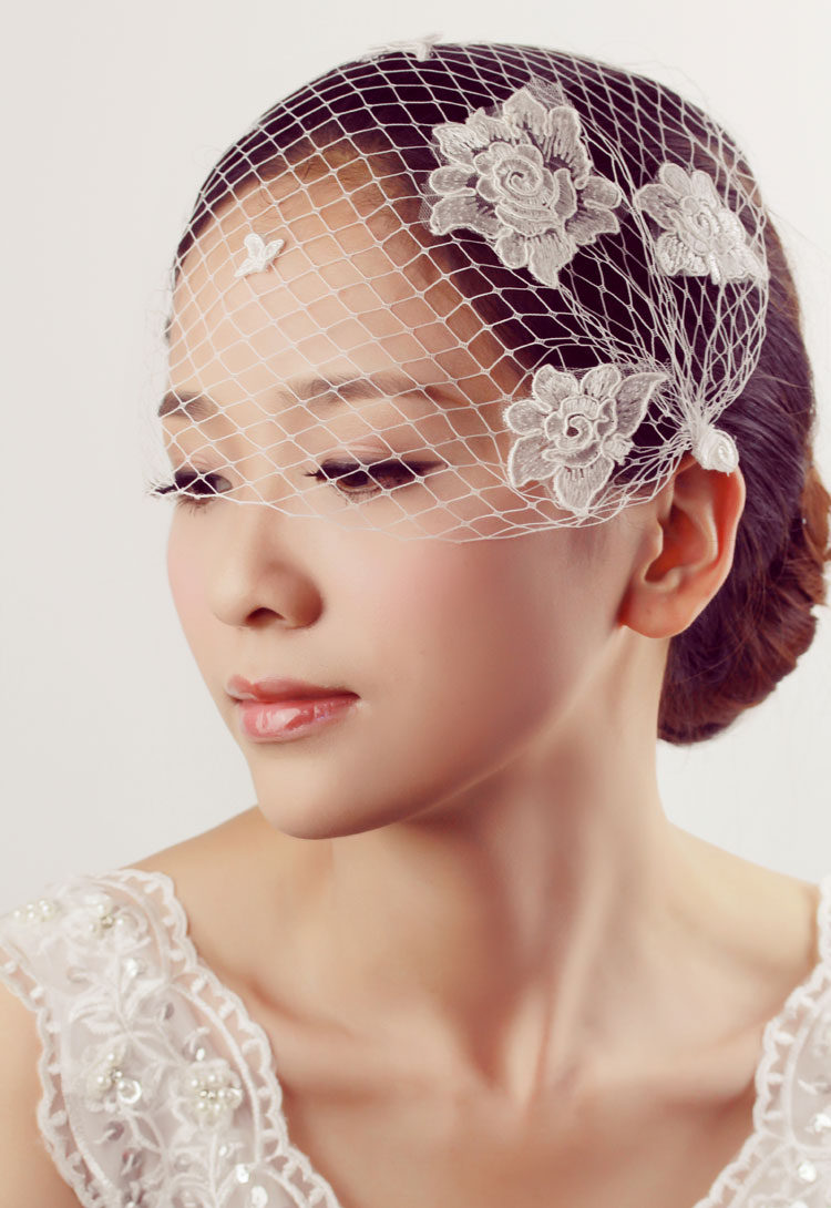 Bridal veil hair accessory brief marriage accessories wedding accessories the bride accessories