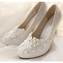 2014 wedding shoes white lace bridal shoes lace maternity women’s shoes single shoes