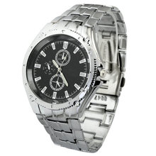 Fashion Jewelry Black Surface Quartz Wrist Watches For Men New Free Shipping