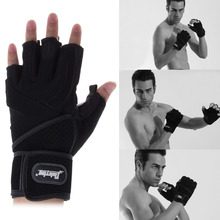 Gym Body Building Training Fitness Gloves Sports Weight Lifting Exercise Slip Resistant Gloves For Men And