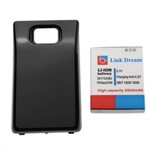 Link Dream High Quality 3500mAh Mobile Phone Battery Cover Back Door for Samsung Galaxy S2/i9100 Black