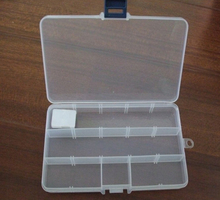 Adjustable Plastic 12 Compartment Storage Box Earring Jewelry Bin Case Container Sewing box Storage Box Rhinestone
