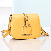 In 2014 women’s handbag fashion drawstring buckle messenger bag clad cover type women’s handbag
