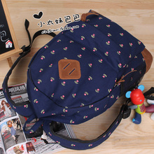 2014 backpack cute flower school knapsacks for teenage girl sweet harajuku canvas bookbag backpacks shoulder bags