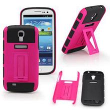 High Quality Stand Holder Style Protective Shell Case For Smartphone/Rugged Hybrid Hard Phone Case For Samsung Galaxy S4/S/IV