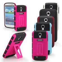 High Quality Stand Holder Style Protective Shell Case For Smartphone Rugged Hybrid Hard Phone Case For