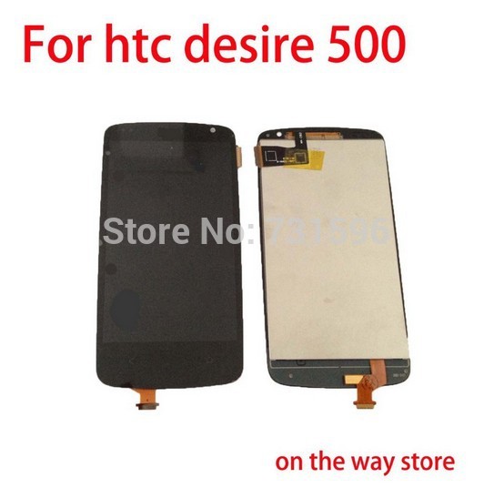 original mobile phone replacement parts for htc desire 500 lcd display touch screen digitizer glass Tool