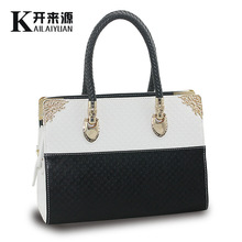 new fashion lady luxurious pu handbag lady classic comestic bags ladies bag smiley totes lady offical
