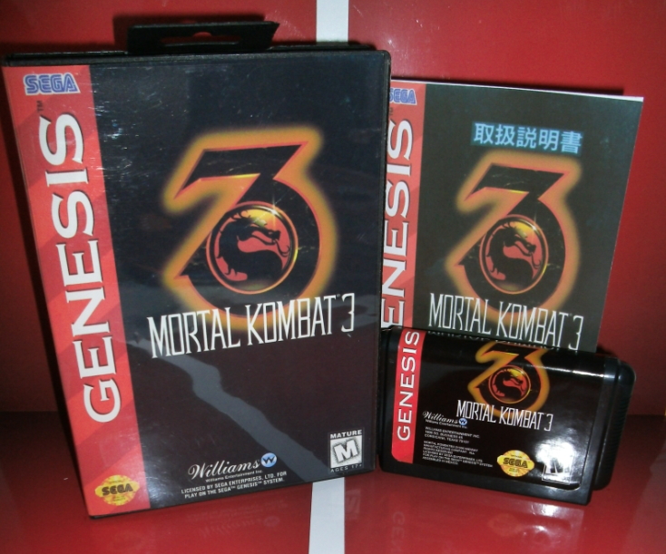 Купить Sega игры карта - mortal kombat 3 с box и руководство для sega ...