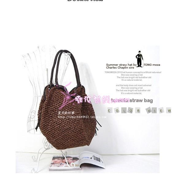 Ms new Korean exports fringed shoulder bag straw bags