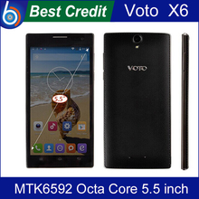 Original Voto x6 MTK6592 Octa Core 1.7Ghz mobile phone 8+13MP 5.5” Ips Ultra Slim 2G RAM 32G ROM Android 4.4 3G WCDMA/Oliver