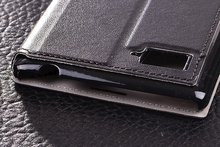 For lenovo K910 flip leather cell phone case lenovo K910 pouch case PU flip case for