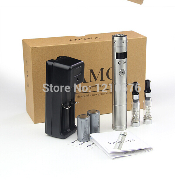 New Vamo V5 Electronic Cigarette Mechanical Mod with LCD Display E cigarette Variable Voltage Battery Free