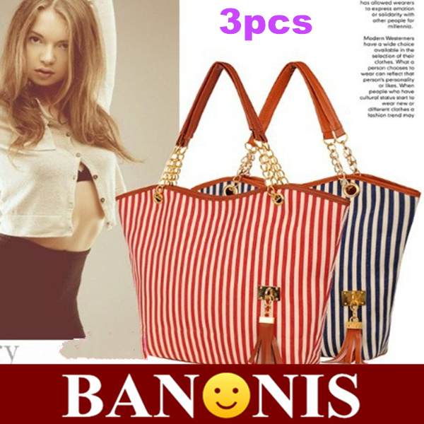 Large capacity 2014 new fashionable stripe grid fringe single shoulder bag women s handbag ms messenger