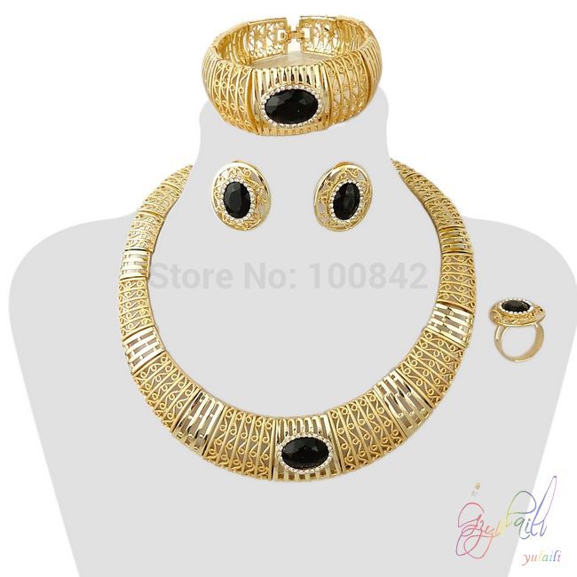 Free Shipping yellow gold jewellery hot gold jewelry shop on line