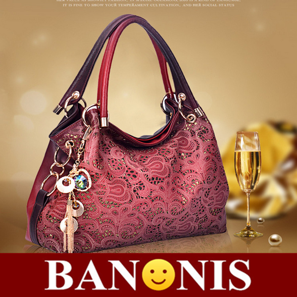 2014 new euramerican style hollow out heart shoulder bag noble and fashionable women s handbags fashion