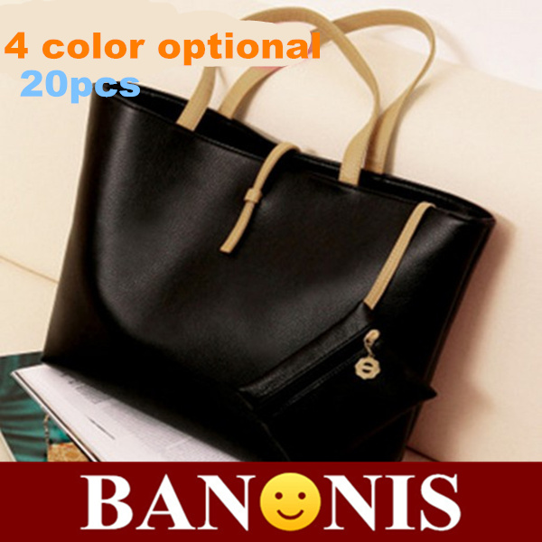 High quality female simple beautiful leather handbags messenger bag women s single shoulder bag bag black