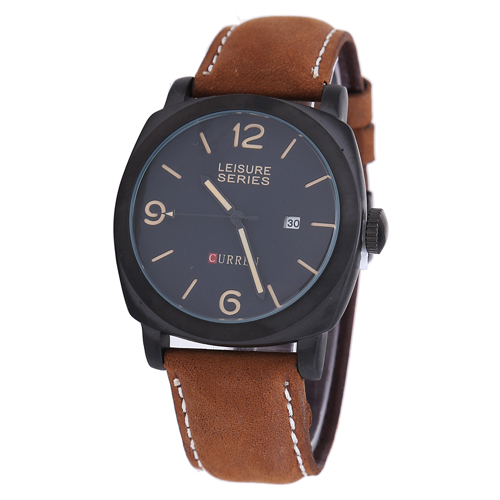 2015-Top-Sale-CURREN-8158-Men-s-Military-Watches-Men-s-Leather-Strap ...