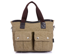 2014 All-match casual vintage canvas bag women’s one shoulder cross-body bag fashion big handbag girl’s travel messenger bags
