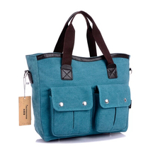 2014 All match casual vintage canvas bag women s one shoulder cross body bag fashion big