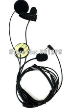 2 PIN Motorcycle Helmet Headset walkie talkie for ICOM IC F21 IC F26 IC IV8 IC