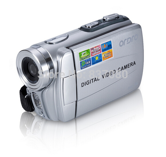 Free shipping smart nice design Ordro HDV V6 20 million pixel high definition digital video camera