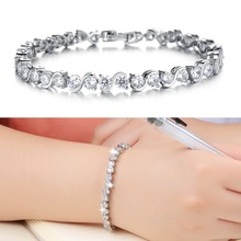 Free Shipping 2015 Newjewelry Wholesale Fashion Ladies Bracelet Ds929 Chain Link Bracelets Hidden safety clasp Alloy