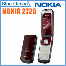 Unlocked Original 2720 Nokia Mobile Phone with Original Screen Bluetooth FM