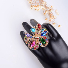 New high quality female perfect fine crystal ring R-035