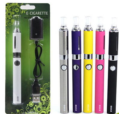 New Retail 2 sets lot Double eVod ego kits Electronic Cigarette with MT3 atomizer eVod Battery