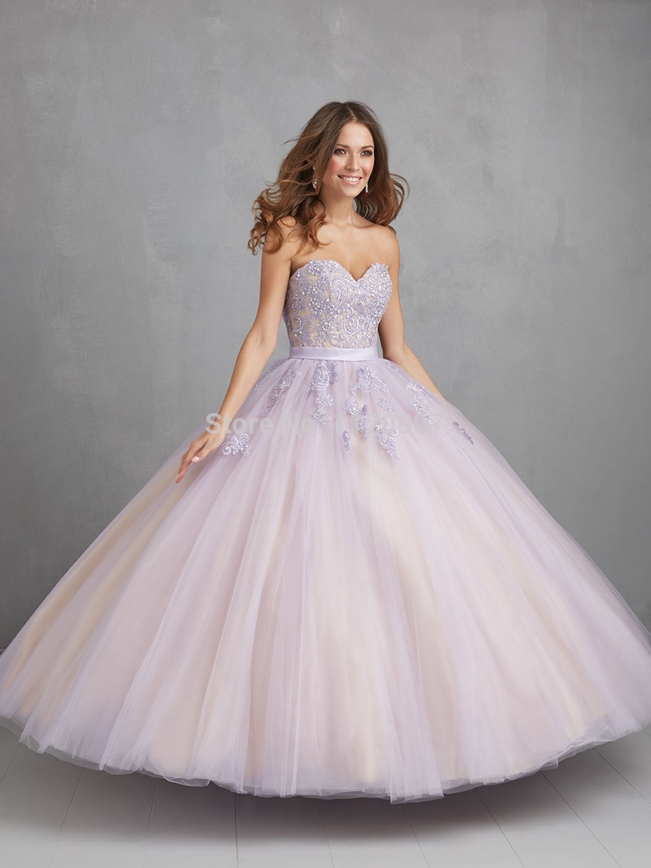 Lavender Sexy Ball Gowns Quinceanera Dresses 2014 Embroidery Luxury Turquoise Vestidos De Quinceanera 2014 New Arrival