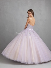 Free Shipping Embroidery Lavender Light Purple Turquoise Blue Quinceanera Dresses Vestidos De Quinceanera 2014 Ball Gowns