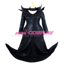 New Arrival Movie Maleficent 2014 Angelina Jolie Outfit Dress Cosplay Costume In stock for Size S
