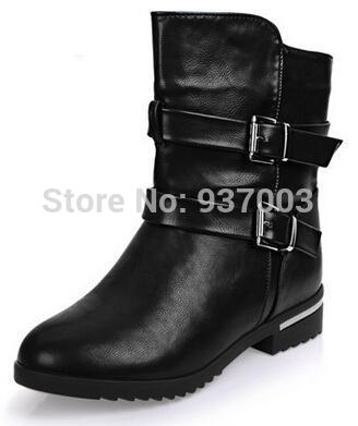 New Medium b m Spring autumn Genuine Latex Solid Women Genuine Martin Boots Women s Shoes