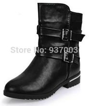 New Medium(b,m) Spring/autumn Genuine Latex Solid Women Genuine Martin Boots Women’s Shoes Ladies Riding free Shipping 008