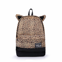2014 Leopard Print Backpack Preppy Style School Bag Backpack Bag Fashion women’s Shoulder Bag