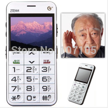 Original cell phones ZTE U288 senile old man’s mobile phone handset straight big screen font voice free shipping